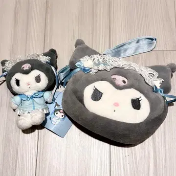 오늘 한정 가격 쿠로미 페이스형 미니백 키링 스카이블루 데이즈 산리오