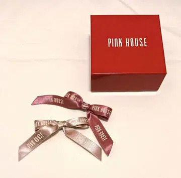 [ 택 포함 미사용 ] PINK HOUSE 리본 브로치 2세트