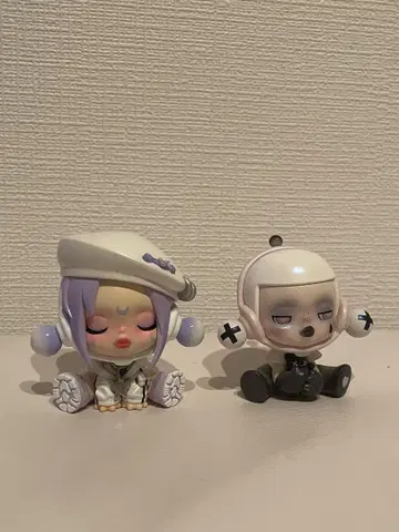 팝마트 SkullPanda 스컬팬더 피규어 2체 세트