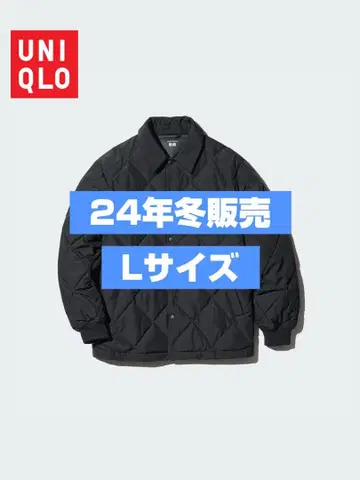 24년 겨울 판매분 유니클로 퍼프 테크 퀼팅 자켓 L 사이즈