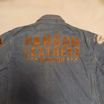 VANSON LEATHERS 데님 셔츠 긴팔