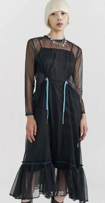 [ 미사용 새상품 택 포함 ] PAMEO POSE Tulle Dress