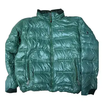 Marmot 후드 부착 다운 자켓 그린 컬러 가격 협상 가능