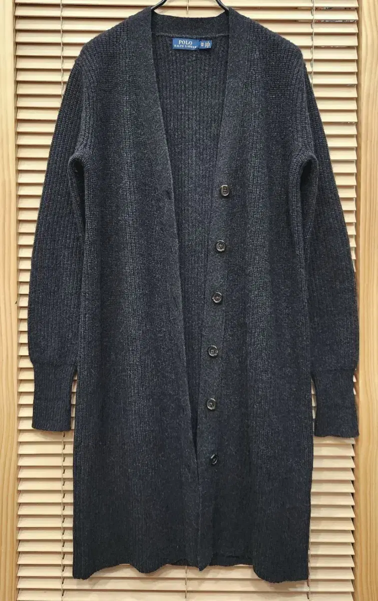 폴로랄프로렌 여성 울 캐시미어 롱가디건