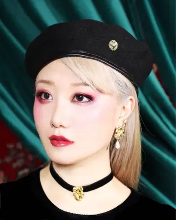 FORGIVE ME 세이크리드 하트 베레모 블랙
