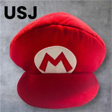 [ 새상품급 ] USJ 마리오 캡 모자 봉제 인형 빨간색 닌텐도