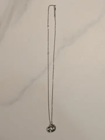 캘빈클라인 더블 링 목걸이