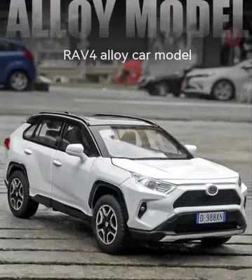 도요타 RAV4 다이캐스트 미니카 화이트 1/32