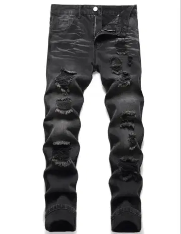 Badswag bottoms 데미지 데님 팬츠