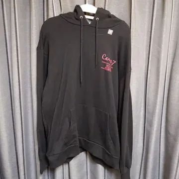 Camo 7 블랙 후드티