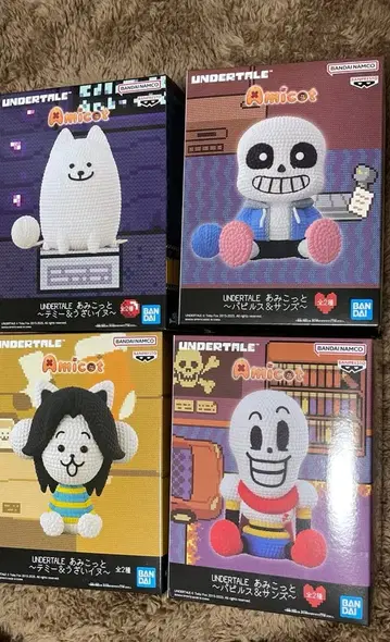 UNDERTALE 아미코토 파피루스 샌즈 테미 귀찮은개