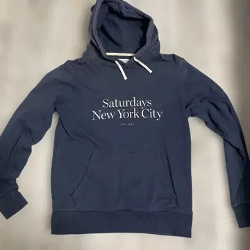 Saturdays New York City 네이비 후드티 트레이닝복 M