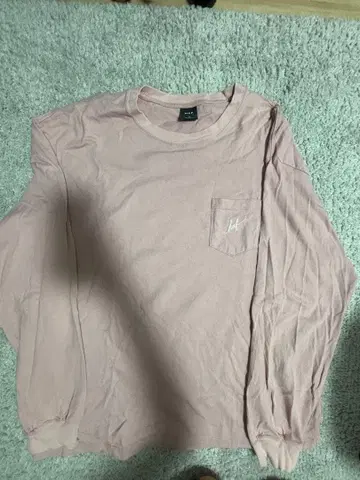 HUF 핑크 긴팔 티셔츠 XL