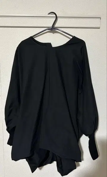 mizuiro ind 블랙 긴팔 셔츠