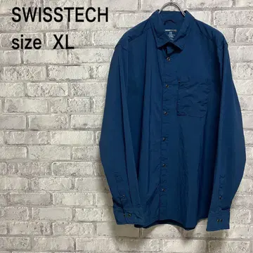 [ SWISSTECH ] 스위스테크 긴팔 셔츠 XL 네이비 멋짐