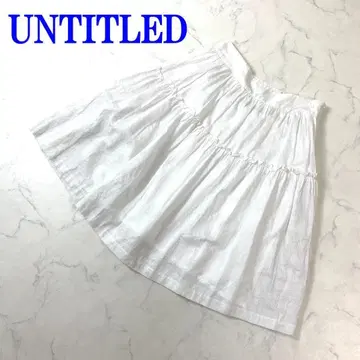 언타이틀 스커트 화이트 코튼100% 3 C3202