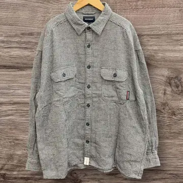 26D3 DESCENDANT 긴팔 셔츠 하운드투스 블랙 화이트