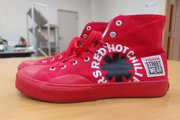 고품질 RED HOT CHILI PEPPERS 하이컷 스니커즈 26cm