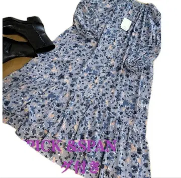 23100엔 Spick & span 시어 플라워 원피스 IENA