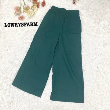 s.1385 [로리즈팜] 와이드 팬츠 캐주얼 허리밴딩 F