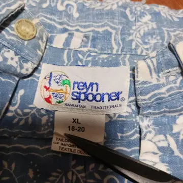 Reyn Spooner XL 하와이안 셔츠
