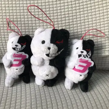 단간론파 3 모노쿠마 봉제 인형 마스코트 3종 세트