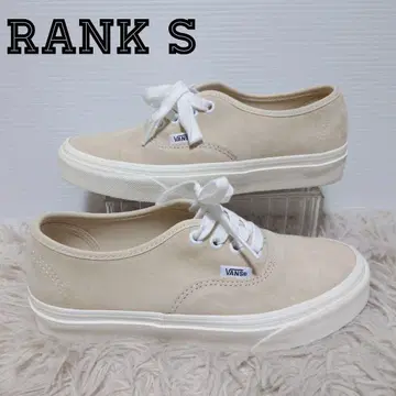 새상품급 VANS 반스 오센틱 스니커즈 신발 23cm 베이지