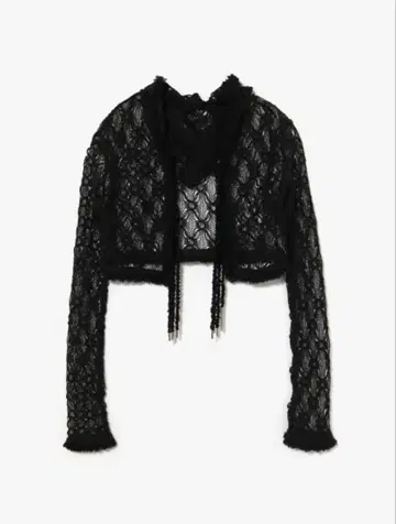 [ the red thread ] S lacy hoodie flower