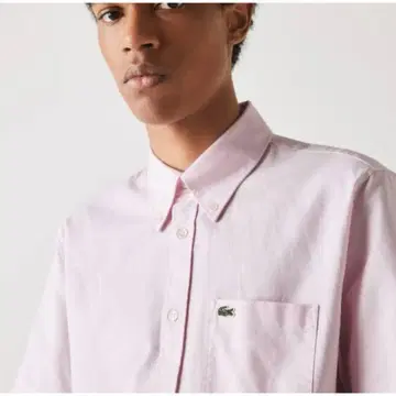 LACOSTE 라코스테 옥스퍼드 셔츠 핑크 41
