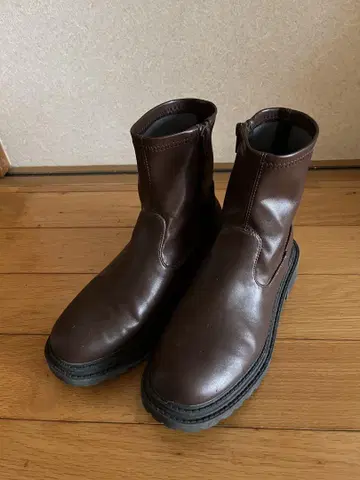 브라운 사이드 고어 부츠