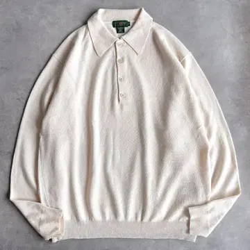 J.Crew 거인 택 90s 피케 셔츠 긴팔 니트 스웨터 L 사이즈