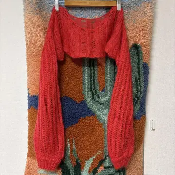 ELLA CANTARIA kid mohair cropped knit