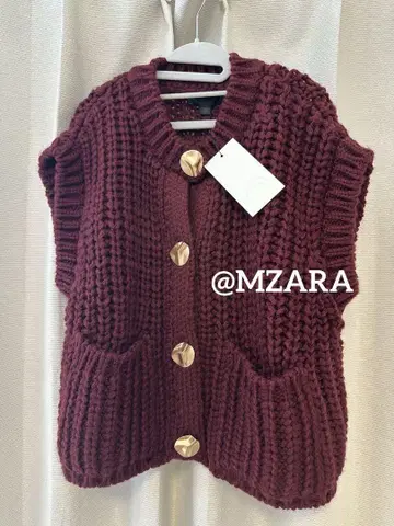 Zara 니트 베스트 Lsize