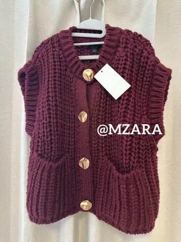 Zara 니트 베스트 Lsize