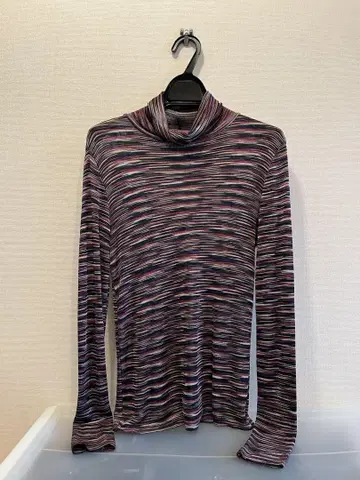 MISSONI 스트라이프 패턴 터틀넥 42