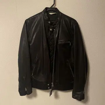 SHIPS 가죽 싱글 라이더 M