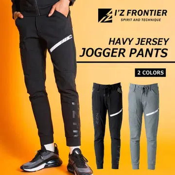 I'Z FRONTIER 5393 팬츠 헤더 그레이와 블랙 세트 S
