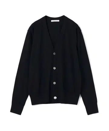 GALERIE VIE 엑스트라 파인 게이지 울 V넥 가디건