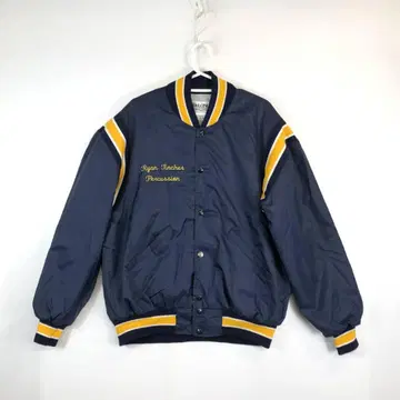 80s 90s USA DeLONG 충전솜 블루종 네이비 L 사이즈