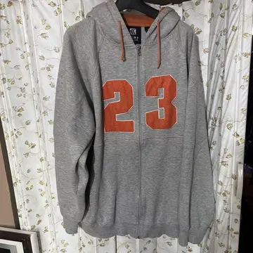 90s KANI 그레이 후드티 XL y2k zip up hoodie