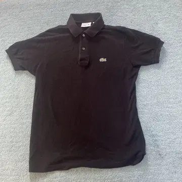 LACOSTE 블랙 피케 셔츠 CLASSIC FIT