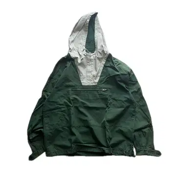 90s/J.CREW/S/아노락/2톤/그린/거인택/자켓
