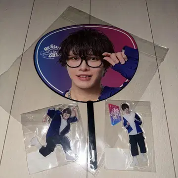 스카이피스 이니진 부채, 아크릴 키링, 아크릴 스탠드 세트