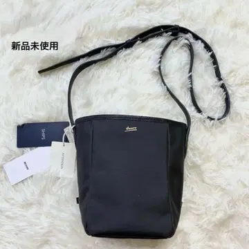 새상품 컨디션 최상 카우 가죽 BEAURE 레 원마일백 버킷형