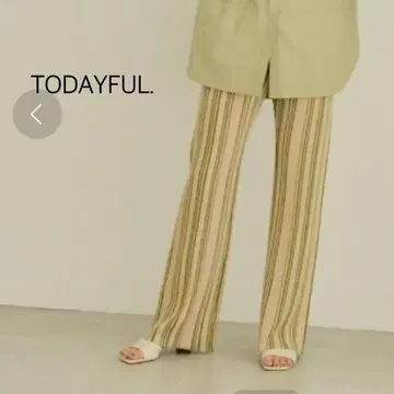투데이풀 스트라이프 니트 레깅스