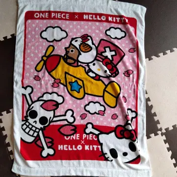 ONE PIECE x HELLO KITTY 낮잠용 담요 (사용 완료)