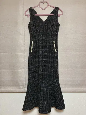 tocco closet 트위드 머메이드 원피스 펄