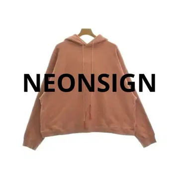 NEONSIGN 후드티 size 48 오렌지