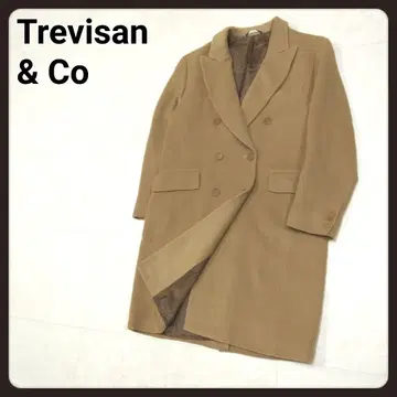 Trevisan&Co. 울 코트 롱 코트 여성용 이탈리아제