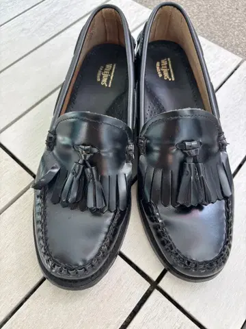 G.H.BASS 블랙 프린지 태슬 로퍼